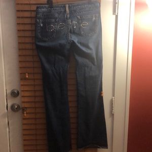 Bebe Jeans, distressed front